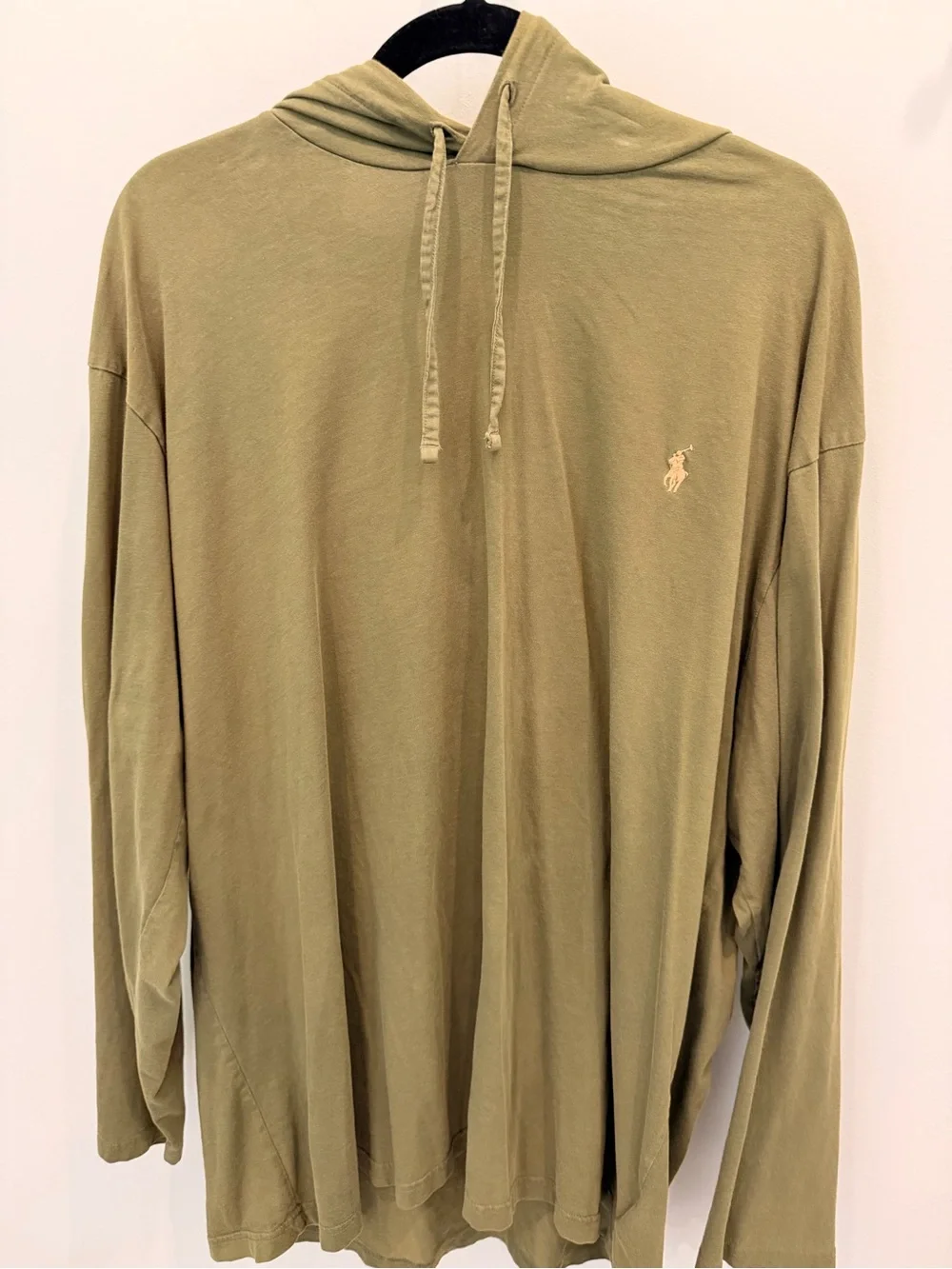 Polo by Ralph Lauren Olive Hooded Long-Sleeve Tee